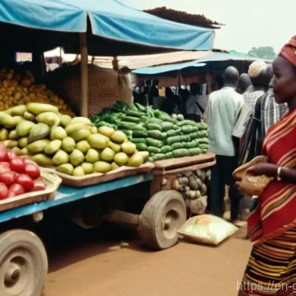 기니에서 사용되는 화폐 및 환율 - **Prompt 1: Bustling Guinean Market Transaction**
    A vibrant, sunlit scene at a bustling local ma...